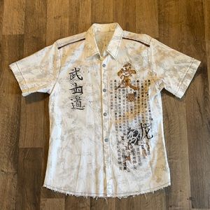 Men’s shirt sleeve dress shirt